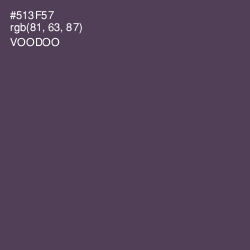 #513F57 - Voodoo Color Image