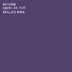 #51406B - Mulled Wine Color Image