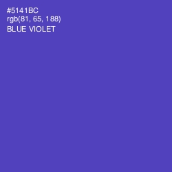 #5141BC - Blue Violet Color Image