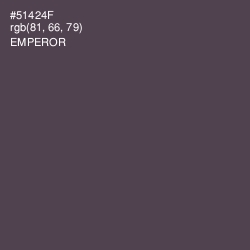 #51424F - Emperor Color Image