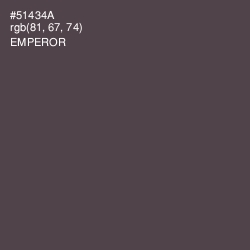 #51434A - Emperor Color Image