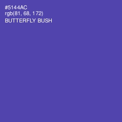 #5144AC - Butterfly Bush Color Image