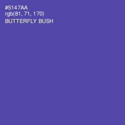 #5147AA - Butterfly Bush Color Image