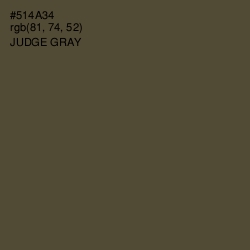 #514A34 - Judge Gray Color Image