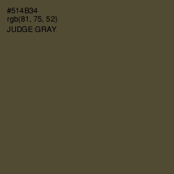 #514B34 - Judge Gray Color Image