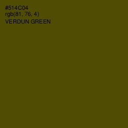 #514C04 - Verdun Green Color Image