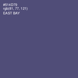 #514D79 - East Bay Color Image