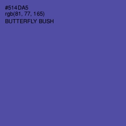 #514DA5 - Butterfly Bush Color Image