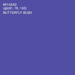 #514EA3 - Butterfly Bush Color Image
