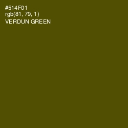 #514F01 - Verdun Green Color Image