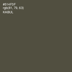 #514F3F - Kabul Color Image