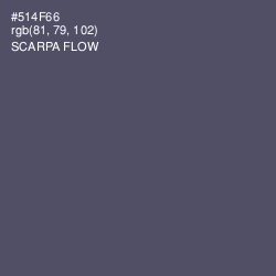 #514F66 - Scarpa Flow Color Image