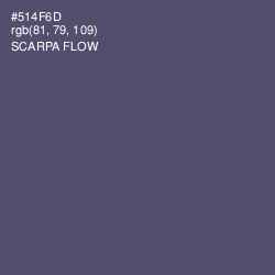 #514F6D - Scarpa Flow Color Image