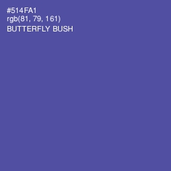 #514FA1 - Butterfly Bush Color Image