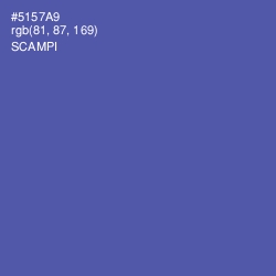 #5157A9 - Scampi Color Image