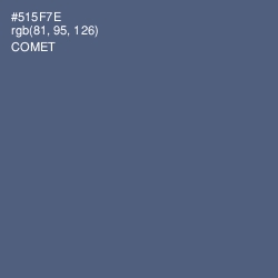 #515F7E - Comet Color Image