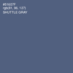 #51607F - Shuttle Gray Color Image