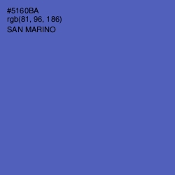 #5160BA - San Marino Color Image