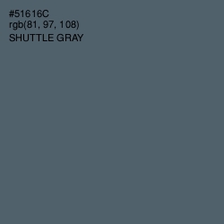 #51616C - Shuttle Gray Color Image