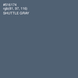 #516174 - Shuttle Gray Color Image