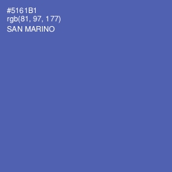 #5161B1 - San Marino Color Image