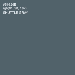 #51626B - Shuttle Gray Color Image