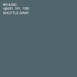 #51656C - Shuttle Gray Color Image