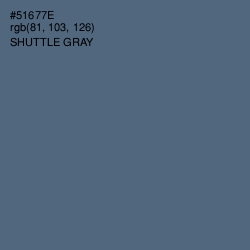 #51677E - Shuttle Gray Color Image