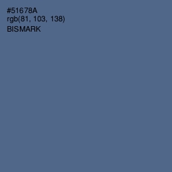 #51678A - Bismark Color Image