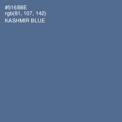 #516B8E - Kashmir Blue Color Image
