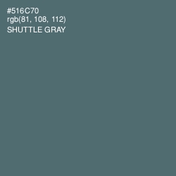 #516C70 - Shuttle Gray Color Image