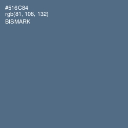 #516C84 - Bismark Color Image