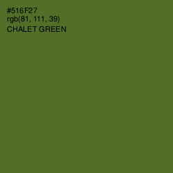 #516F27 - Chalet Green Color Image