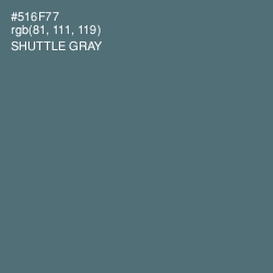 #516F77 - Shuttle Gray Color Image