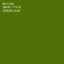 #517106 - Green Leaf Color Image