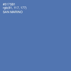 #5175B1 - San Marino Color Image