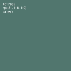 #51766E - Como Color Image