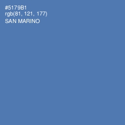 #5179B1 - San Marino Color Image