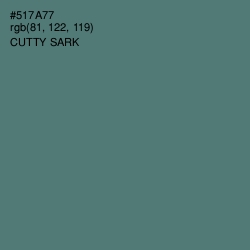 #517A77 - Cutty Sark Color Image