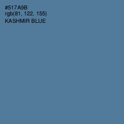 #517A9B - Kashmir Blue Color Image