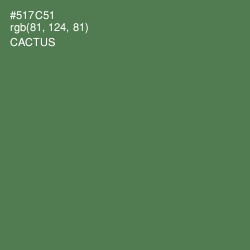 #517C51 - Cactus Color Image