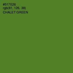 #517E26 - Chalet Green Color Image