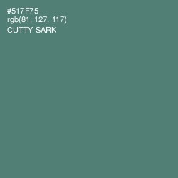 #517F75 - Cutty Sark Color Image