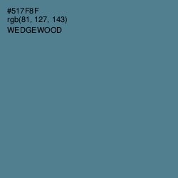 #517F8F - Wedgewood Color Image