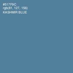 #517F9C - Kashmir Blue Color Image