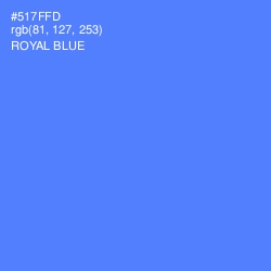 #517FFD - Royal Blue Color Image