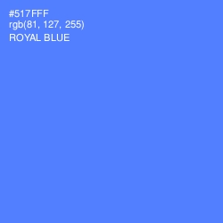 #517FFF - Royal Blue Color Image