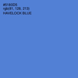 #5180D5 - Havelock Blue Color Image