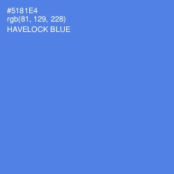 #5181E4 - Havelock Blue Color Image