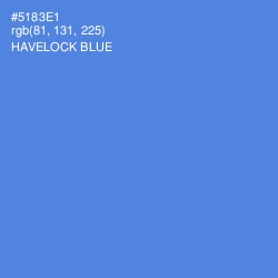 #5183E1 - Havelock Blue Color Image